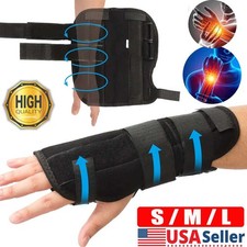 Wrist Hand Support Brace Compression Splint Carpal Tunnel Sprain Arthritis Gym