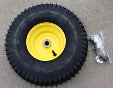 New 15x6.00-6 ATW Turf Tire & John Deere Lawn Tractor Front Rim Wheel