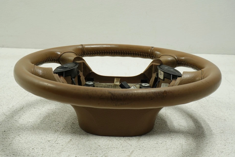 1994-1998 OEM Ford Mustang GT Tan Leather Steering Wheel 94-98 |W5979 - Image 4 of 4