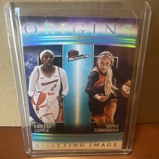 Panini Origins WNBA  Splitting Image Sophie Cunningham Kahleah Copper Teal /49