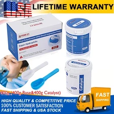 Dental Impression Putty Material Fast Set 400g Base & 400g Catalyst VPS Putty