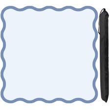 Scalloped Mahjong Mat - Non-Slip Noise Reduction Gaming Mat 31.5 x 31.5 Inch ...