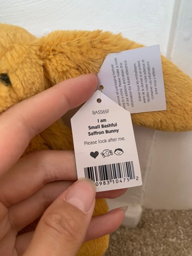 Jellycat small saffron bunny BNWT - Picture 2 of 2