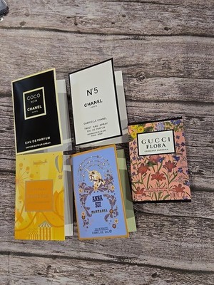 Fragrance Samples Total Of 5 New & Never Used Approx 2 ML Each (05)