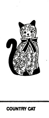 Country Cat Sewing Pattern 5144 20'' Tall Reprint (Cute Toy or Doorstop)