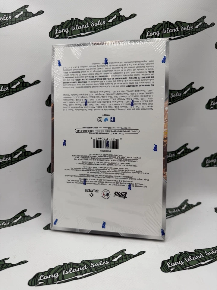 2021 Topps Chrome Ben Baller Edition Sealed Hobby Box 24 Packs - Image 2 of 2