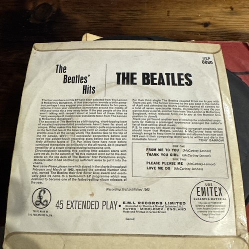 The Beatles - The Beatles' Hits - COVER ONLY - only the cover not vinyl record - 第 2/3 張圖片