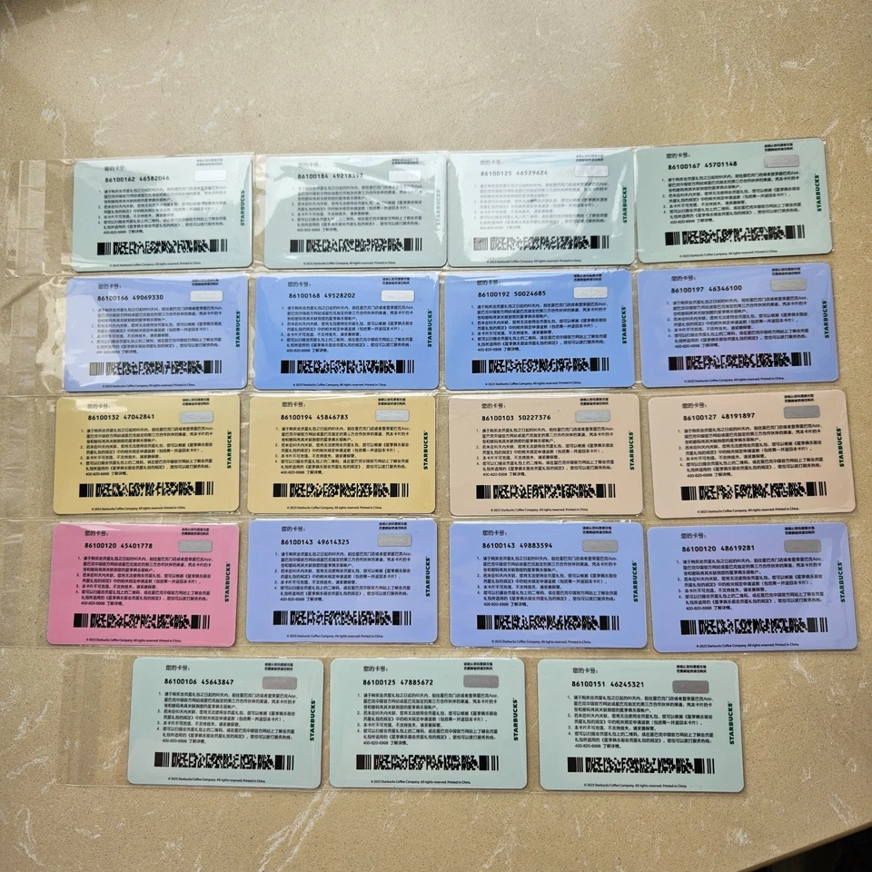 Starbucks China Exclusive 2025 City Cards Set Of 19 Cards Full Complete Set - Image 2 of 4