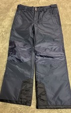 TSLA Youth Insulated Snowboarding Ski Snow Pants Black Size Medium 10/12 
