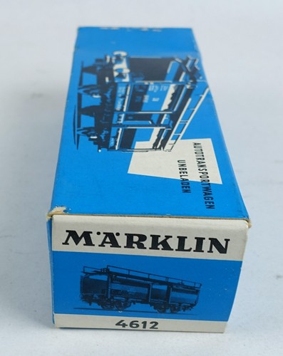 Märklin 4612 LEERKARTON Autotransportwagen PKW Güterwagen H0 OVP Leerverpackung | Zustand: Gebraucht