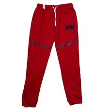 Mens 2XL Fleece Joggers 100% Cotton Tapered Ankle Stretch Comfort