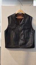 Coronado Leather Motorcycle Vest 46 Black Ccw Cowhide Club Style Original Rider Coronado Leather Motorcycle Vest 46 Black Ccw Cowhide Club Style Original Rider