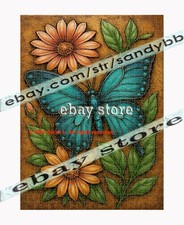 500 piece jigsaw puzzle Floral Butterfly Meadow 3D Effect Nature
