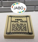 (A12/18/10) Lego 3068pb0635 Tile 2x2 Printed col09-5