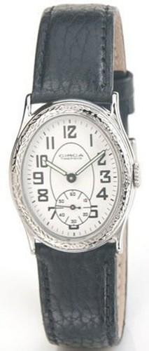 Circa 1920S Oval Art Deco Watch