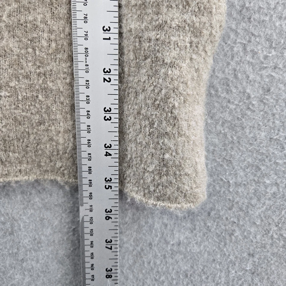 Cárdigan Sundance Mujer M Gris Acrílico Alpaca Poliéster Lana Manga Larga Foto 4 de 4