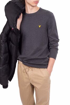 Lyle & Scott Maglione Uomo A Rombi In Misto Lana, Modello Argyle Spazzolato, Elegante E Casual, Con Finiture Tubolari