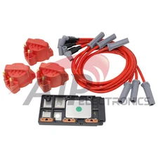 DRAGON FIRE Ignition Coils Plug Wires Module For Buick Chevrolet Pontiac V6 3.8L