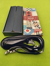 Paperchase Full House Adjustable Braces Men s Navy Blue Belt Brand New Boxed