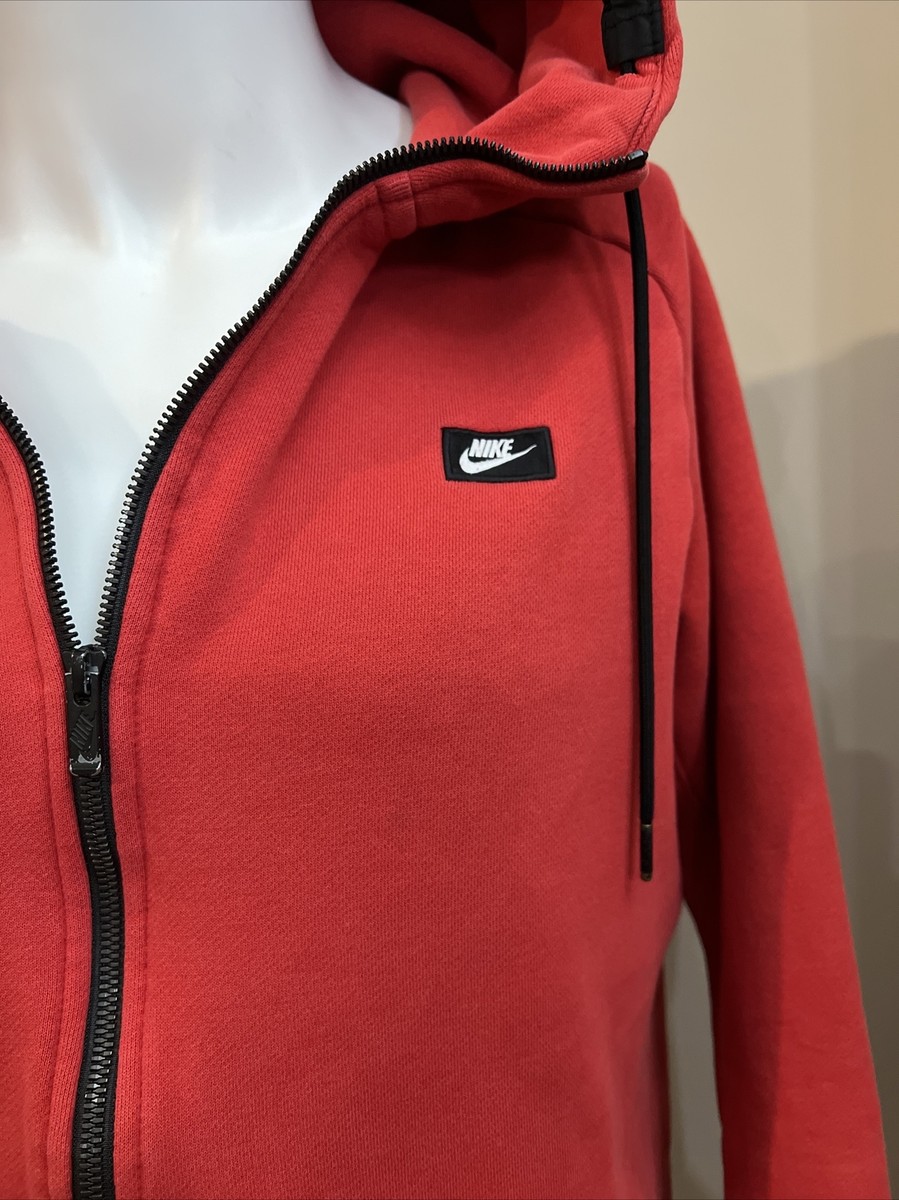 NIKE センターロゴ　フーディred XL 00s NIKE ナイキ スウェット パーカー ワンポイント ワインレッド
