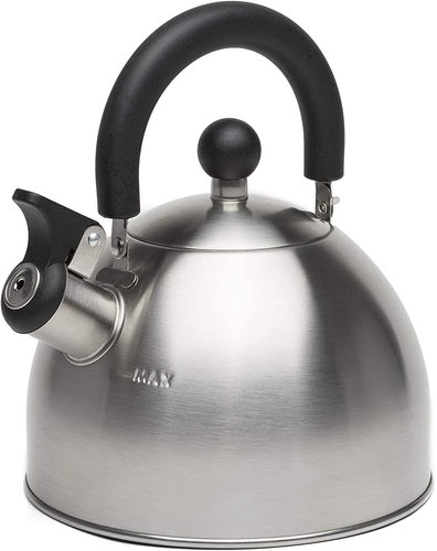 Whistling Stovetop Tea Kettle Food Grade Stainless Steel, Hot Water Fast to Boil