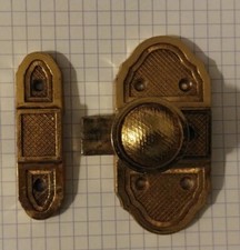 Petit verrou targette en métal doré