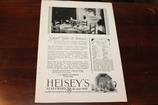 1927 HEISEY'S GLASSWARE  MAGAZINE AD