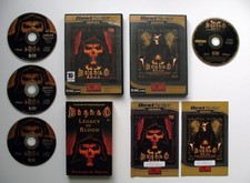 PC DIABLO II game PC DIABLO II expansion set DIABLO LEGACY OF BLOOD book