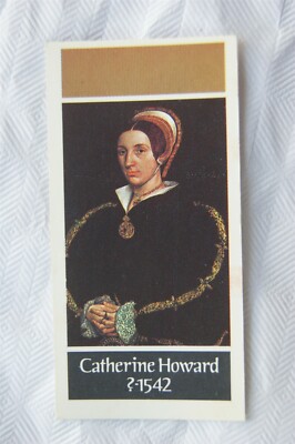 1977 Craven Black Cat Kings & Queens of England No. 27 Catherine Howard