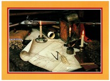 Vintage Lewis & Clark Tools of Exploration Postcard Large 8x6 Size Blank/Unused