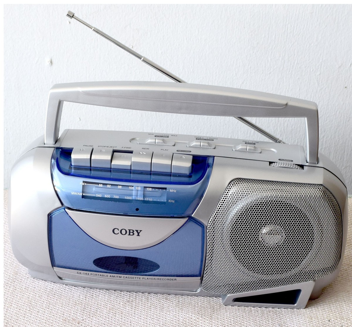 その他 COBY sports Cassette Player 90s COBY CX-144 AM/FM Stereo Cassette Player | Silver | AM/FM