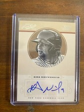 2012 Panini Playoff Prime Cuts Kirk Nieuwenhuis Auto Rated Rookie 55/149