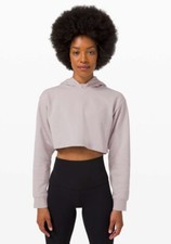 NWT Lululemon All Yours Cropped Hoodie Iced Iris 12 RARE