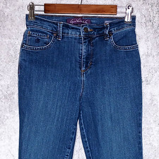 Gloria Vanderbilt Amanda womens tapered jean petite 4P stretch mid rise med wash