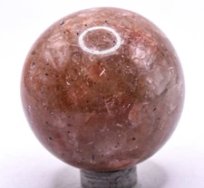 44mm Sunstone Sphere Polished Sparkling Natural Heliolite Gemstone Mineral India