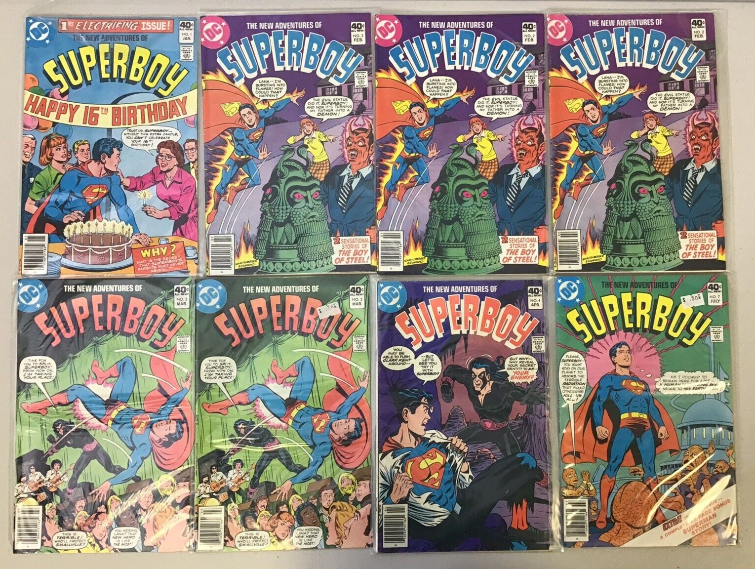 New Adventures of Superboy #1-53 Run DC 1980 Lot of 66 NM