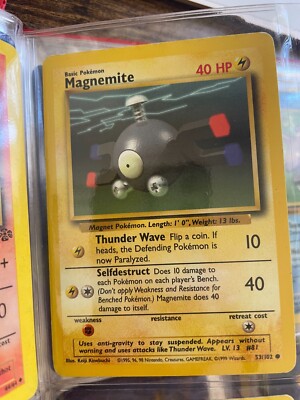 1995 magnemite pokemon card value Pokemon Neo Discovery - Magnemite - 007/75 - 10372 main image 0