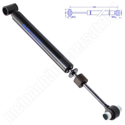 AL-KO Auflaufdämpfer Stoßdämpfer 357048 für ALKO Auflaufeinrichtung 131R / 131 R