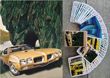 Playing Cards (Poker Deck 54 Cards) PONTIAC DODGE Vintage Classic Car Art 048