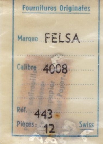Juego de palancas Felsa 4008 12 piezas Nº de pieza 443