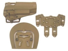 Fondina Rigida Royal per Colt 1911 Tan con Sgancio Rapido (h19-t)
