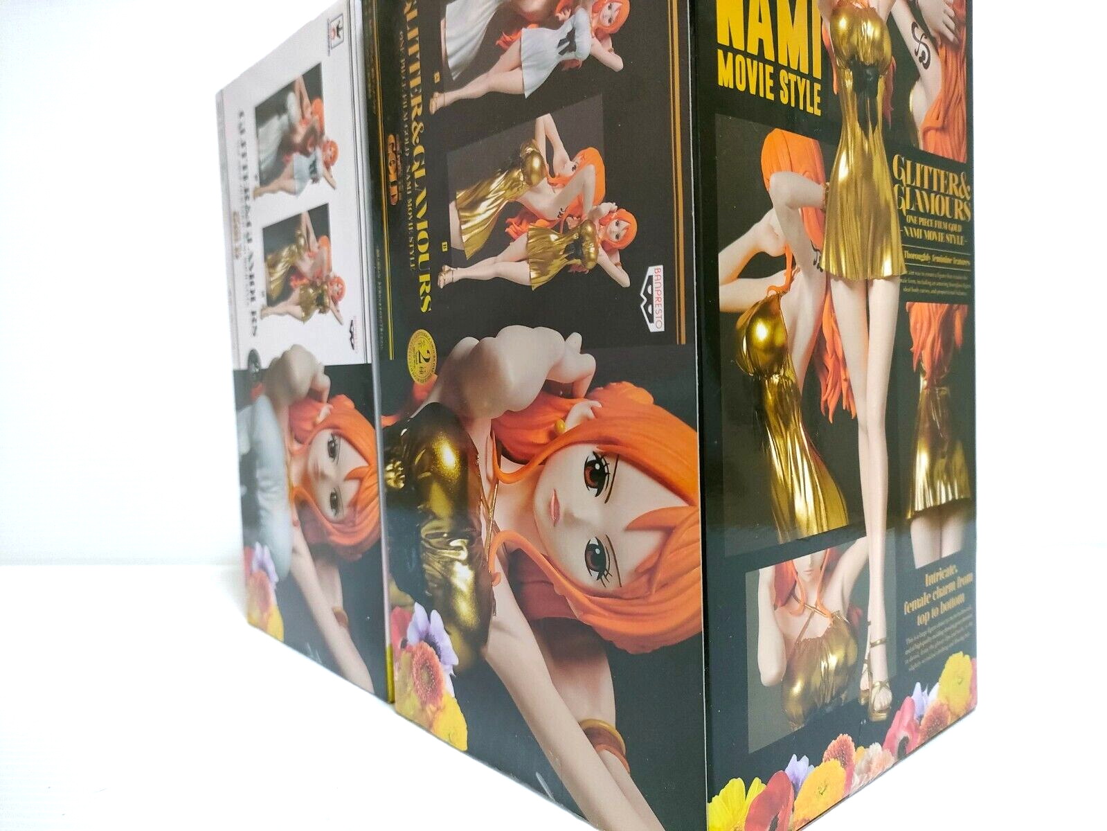 BOXED NEW Banpresto One Piece Glitter & Glamours FILM GOLD NAMI MOVIE Japan