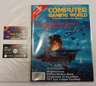 Computer Gaming World Magazine (January 1992) Issue #90 ***VINTAGE***