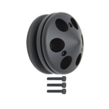 Black Aluminum Alternator Pulley Gm Sbc Bbc Chevy Delco V Belt