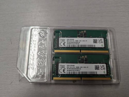 16GB SK Hynix Memory DDR5 Sodimm Kit (8GB x 2) / 1Rx16 PC5 5600B Free P&P + VAT - Afbeelding 2 van 2