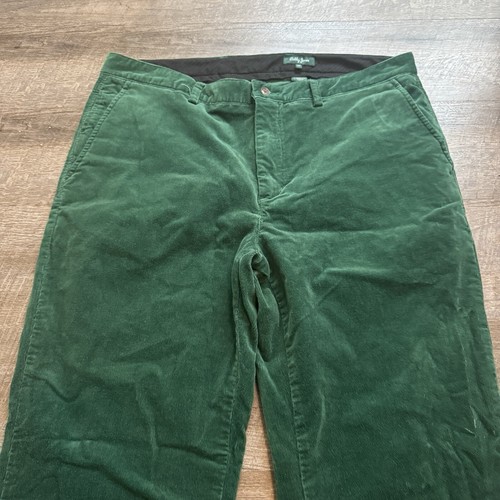 Bobby Jones Cord grüne elegante Golfhose Größe 40 x 32 St. Patrick’s Day - Bild 2 von 14