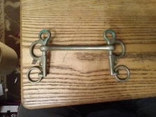 Used loose  cheek Pelham bit mullen mouth nickel 4 3/4 in