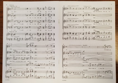 **LOT OF 15** FAREWELL OVERTURE - Belmont - Lorenz - SATB Choral Octavo - Picture 3 of 4