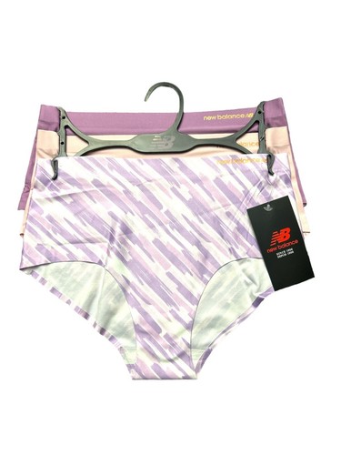 NEW BALANCE Women's No Show Seamless Mid-Rise Panties~3 Pck Multicolor~ALL SIZES - Picture 7 of 10