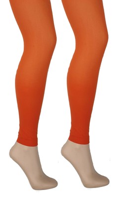 30 Denier Orange Leggings S/M/L | eBay